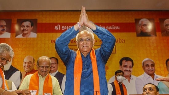 Gujarat CM Bhupendra Patel. (File photo)(HT_PRINT)