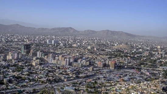 Reports said the rocket might have hit the Chamtalah electric substation. (Photo of Kabul) (AFP)