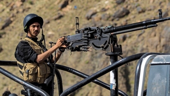 File image of security forces loyal to Yemen's Huthi rebels. (AFP) File image of security forces loyal to Yemen's Huthi rebels. (AFP)