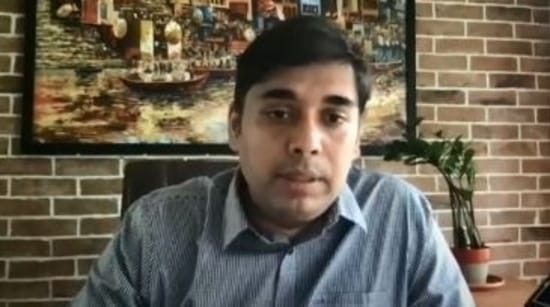 Naveen Tewari, the chief executive officer (CEO) of InMobi.&nbsp;(Screengrab)