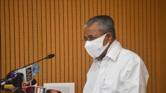 Kerala chief minister Pinarayi Vijayan says strict action will be taken against those who try to disrupt the secular fabric of the state. (HT Photo)