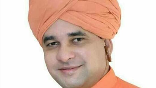 BJP MP Balaknath alleged that since the formation of the Congress government in the state, crime had increased, innocents were getting killed, and land was getting encroached. (HT Photo)