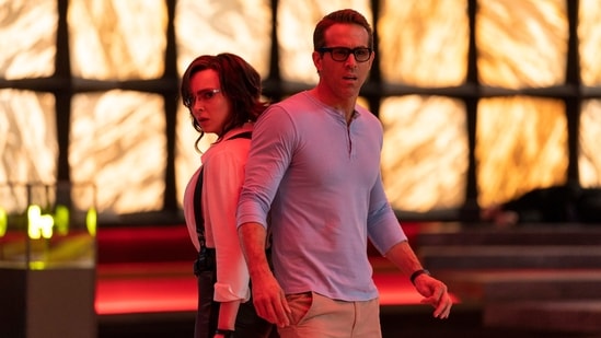 Free Guy movie review: Jodie Comer and Ryan Reynolds in a scene from Shawn Levy's new film.(AP)