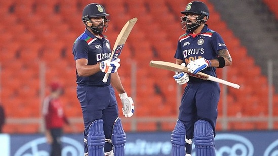 Rohit Sharma (L) and Virat Kohli. (BCCI)