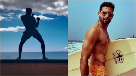 Watch: Siddhant Chaturvedi's shadowboxing and quick run videos will inspire you to workout(Instagram/@siddhantchaturvedi)