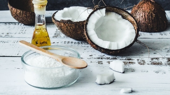 Oil your hair regularly: Oil your hair regularly with coconut, olive, almond or argan oil to promote faster hair growth. Avoid tying your hair tight and using hair tools for a few months.(Unsplash)