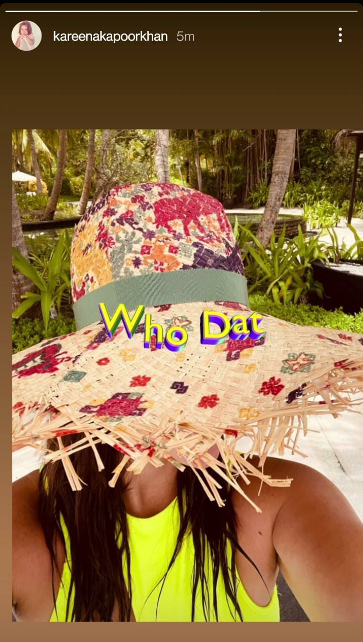 Kareena Kapoor shares a picture from her latest vacay. Kareena Kapoor shares a picture from her latest vacay. 