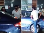 Karanvir Bohra with Teejay Sidhu at late actor Sidharth Shukla's residence. Karanvir Bohra with Teejay Sidhu at late actor Sidharth Shukla's residence.
