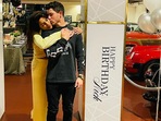Priyanka Chopra with Nick Jonas on his birthday. Priyanka Chopra with Nick Jonas on his birthday.
