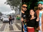 Shreya Kalra poses with Nikhil Chinapa and Rannvijay Singha. Shreya Kalra poses with Nikhil Chinapa and Rannvijay Singha.