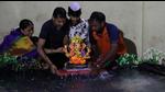 Devotees immerse Ganesh idol in an artificial pond made by Ambika Mitra Mandal, Ulhasnagar. (Rishikesh Choudhary/HT Photo) Devotees immerse Ganesh idol in an artificial pond made by Ambika Mitra Mandal, Ulhasnagar. (Rishikesh Choudhary/HT Photo)