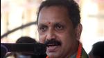 File photo: Kerala Bharatiya Janata Party president K Surendran. (HT Photo) File photo: Kerala Bharatiya Janata Party president K Surendran. (HT Photo)