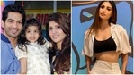 Amit Tandon with wife Ruby; Mouni Roy (R) Amit Tandon with wife Ruby; Mouni Roy (R)