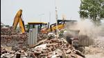 On Thursday, the department demolished the internal walls of 10 houses, in which there were additional constructions in violation of rules. (Representational image/HT File) On Thursday, the department demolished the internal walls of 10 houses, in which there were additional constructions in violation of rules. (Representational image/HT File)