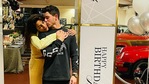 Priyanka Chopra with Nick Jonas on his birthday. Priyanka Chopra with Nick Jonas on his birthday.