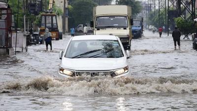 The weather system will remain active in the region till September 20; the intensity of rainfall will gradually lessen. The monthly average for September has been breached in a single day in Ludhiana. (Harsimar Pal Singh/HT)