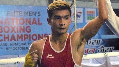 File image of Indian boxer Shiva Thapa. (PTI)