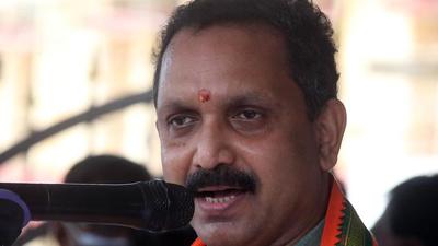 File photo: Kerala Bharatiya Janata Party president K Surendran. (HT Photo) File photo: Kerala Bharatiya Janata Party president K Surendran. (HT Photo)
