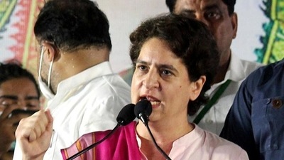 Congress leader Priyanka Gandhi Vadra.&nbsp; (ANI file photo)