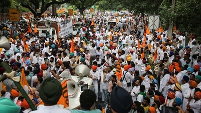 A section of farmers, mainly from Punjab, Haryana and western Uttar Pradesh, has been protesting at Delhi border points against the Centre's three farm laws for over nine months now. (HT Photo/Sanchit Khanna)