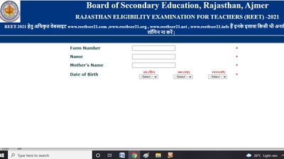 REET admit cards 2021: Candidates who have applied for the REET 2021 exam can download their admit cards now from the official website of Board of Secondary Education, Rajasthan, Ajmer (reetbser21.com). (reetbser21.com)
