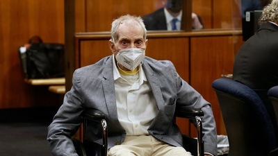 A Los Angeles jury convicted Robert Durst Friday, Sept. 17, 2021 of murdering his best friend 20 years ago in a case that took on new life after the New York real estate heir participated in a documentary that connected him to the slaying linked to his wife’s 1982 disappearance. (AP) A Los Angeles jury convicted Robert Durst Friday, Sept. 17, 2021 of murdering his best friend 20 years ago in a case that took on new life after the New York real estate heir participated in a documentary that connected him to the slaying linked to his wife’s 1982 disappearance. (AP)