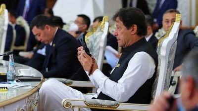 Pakistani Prime Minister Imran Khan attends the Shanghai Cooperation Organization (SCO) summit in Dushanbe, Tajikistan (REUTERS)