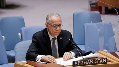 Afghanistan's UN ambassador Ghulam Isaczai will reportedly remain in the New York seat until a decision is made. (Reuters)