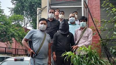 Govind Singh Thapa was arrested from near Sriniwaspuri. (Delhi Police) Govind Singh Thapa was arrested from near Sriniwaspuri. (Delhi Police)