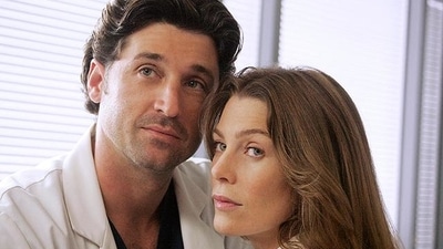 Ellen Pompeo and Patrick Dempsey in a still from Grey’s Anatomy. (ABC) Ellen Pompeo and Patrick Dempsey in a still from Grey’s Anatomy. (ABC)
