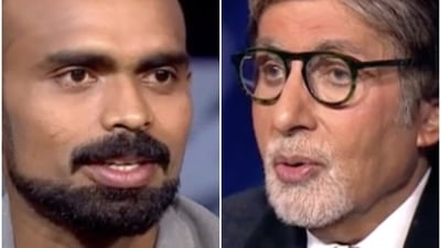 Amitabh Bachchan will play host to PR Sreejesh and Neeraj Chopra on Kaun Banega Crorepati 13. Amitabh Bachchan will play host to PR Sreejesh and Neeraj Chopra on Kaun Banega Crorepati 13.