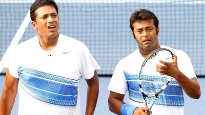 File image of Leander Paes and Mahesh Bhupathi. (File Photo) File image of Leander Paes and Mahesh Bhupathi. (File Photo)