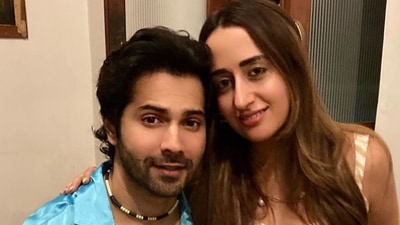 Varun Dhawna has shared a picture with wife Natasha Dalal on Instagram. Varun Dhawna has shared a picture with wife Natasha Dalal on Instagram.