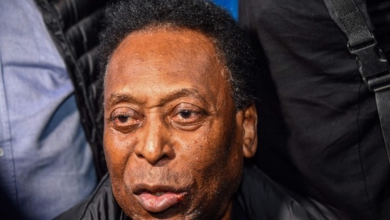 Considered by many to be the greatest footballer of all time, Pele has been in poor health in recent years, and has had various stints in the hospital.(AFP)