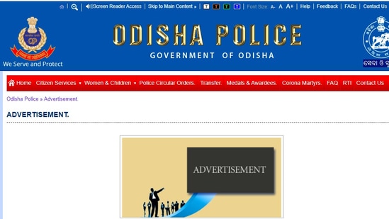 Odisha Police recruitment 2021: Interested and eligible candidates can apply for the mentioned posts through the official site of Odisha Police on odishapolice.gov.in or odishapolice.azurewebsites.net.(odishapolice.gov.in)