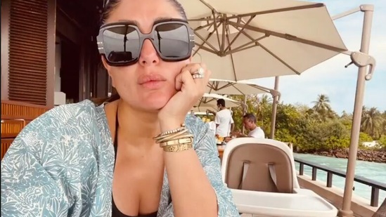 Kareena Kapoor is vacationing with her family.