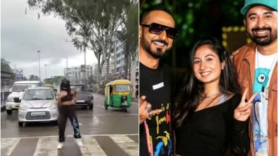 Shreya Kalra poses with Nikhil Chinapa and Rannvijay Singha.