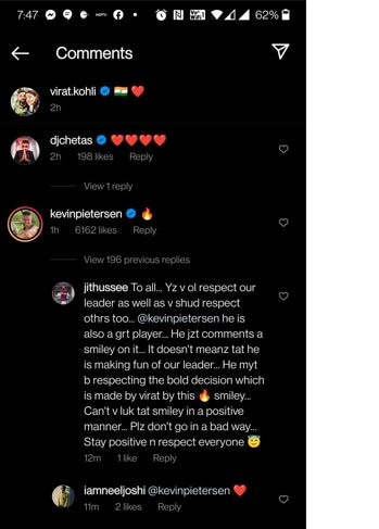 Fans confused with Pietersen's comment