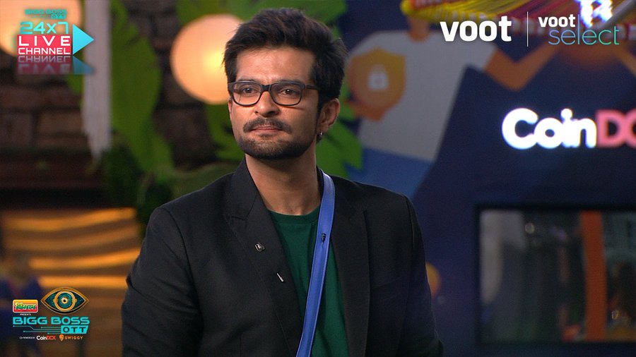 Raqesh Bapat in a still from Bigg Boss OTT.