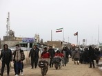 File photo of Afghanistan-Iran border which has now become a key route of escape from Afghanistan. File photo of Afghanistan-Iran border which has now become a key route of escape from Afghanistan. 