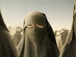 The niqab makes it difficult to identify Yazidis living in the camp The niqab makes it difficult to identify Yazidis living in the camp