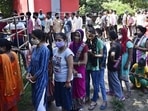 Record number of people were vaccinated on Friday on the occasion of PM Modi's birthday. (HT PHOTO) Record number of people were vaccinated on Friday on the occasion of PM Modi's birthday. (HT PHOTO)