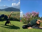 Ankita Konwar's one-hand Chakrasana, side-stretch in Kashmir is fitness goals