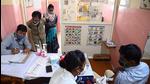 A beneficiary getting a vaccination jab at Lal Bahadur Shastri Primary school in Pune, on September 3. (HT) A beneficiary getting a vaccination jab at Lal Bahadur Shastri Primary school in Pune, on September 3. (HT)