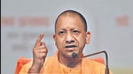 In a speech last Sunday, boasting of how much he has done, Adityanath still found a way of weaving in an attack on Muslims (Deepak Gupta/Hindustan Times) In a speech last Sunday, boasting of how much he has done, Adityanath still found a way of weaving in an attack on Muslims (Deepak Gupta/Hindustan Times)