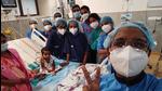 A 22-month-old girl from Odisha has become the youngest patient in the country to successfully undergo a lung washing procedure after she was diagnosed with a rare disease in which milk-like material get deposited in the lungs. (SOURCED.) A 22-month-old girl from Odisha has become the youngest patient in the country to successfully undergo a lung washing procedure after she was diagnosed with a rare disease in which milk-like material get deposited in the lungs. (SOURCED.)