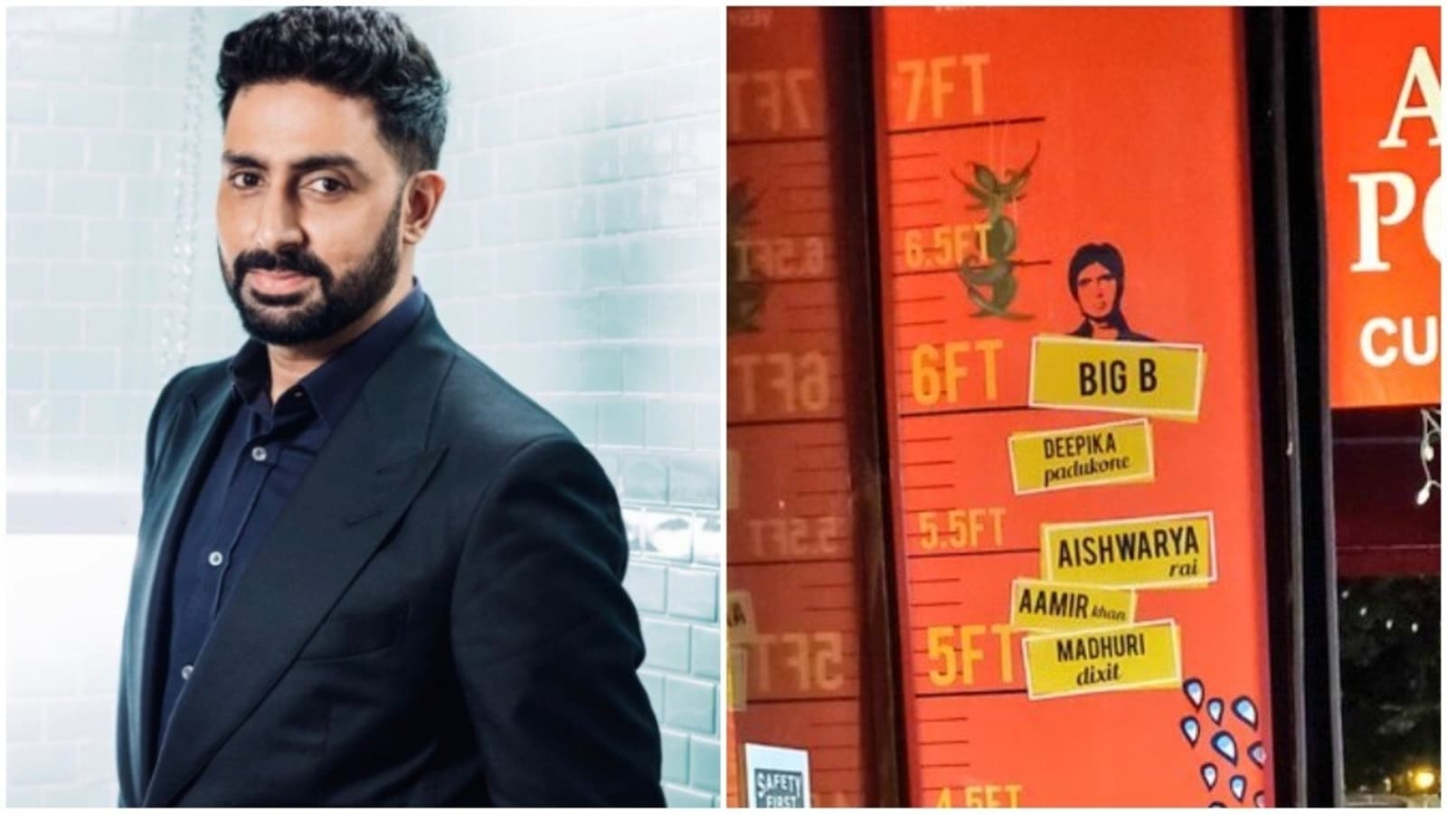 Abhishek Bachchan lets a fan know his correct height after she says he