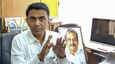 Goa chief minister Pramod Sawant.&nbsp; (File photo)