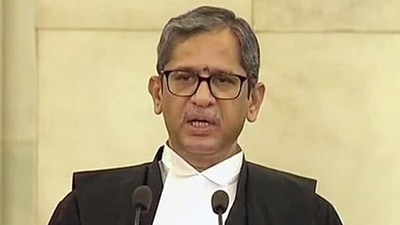 CJI NV Ramana said it’s imperative to simplify the justice delivery system and make it more accessible and effective. (ANI Photo) CJI NV Ramana said it’s imperative to simplify the justice delivery system and make it more accessible and effective. (ANI Photo)