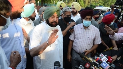 Captain Amarinder Singh stepped down from the chief minister's post on Saturday. (Ravi Kumar/ HT) Captain Amarinder Singh stepped down from the chief minister's post on Saturday. (Ravi Kumar/ HT)